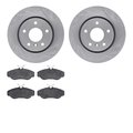 Dynamic Friction Co 6502-11057, Rotors with 5000 Advanced Brake Pads 6502-11057